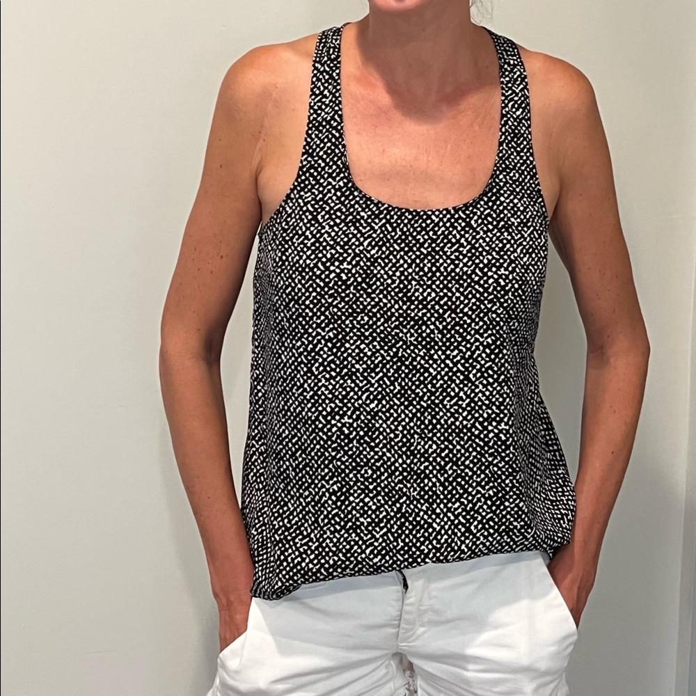 B&W Racer back top